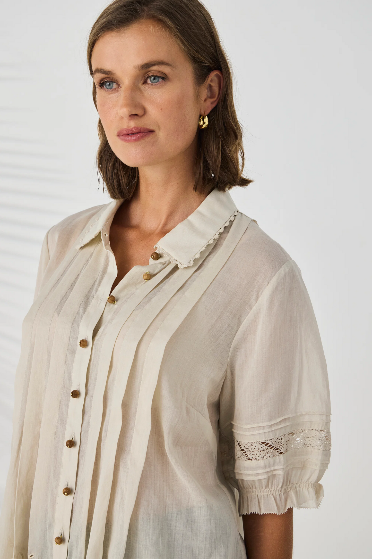 Lania The Label Kristal Shirt - Latte
