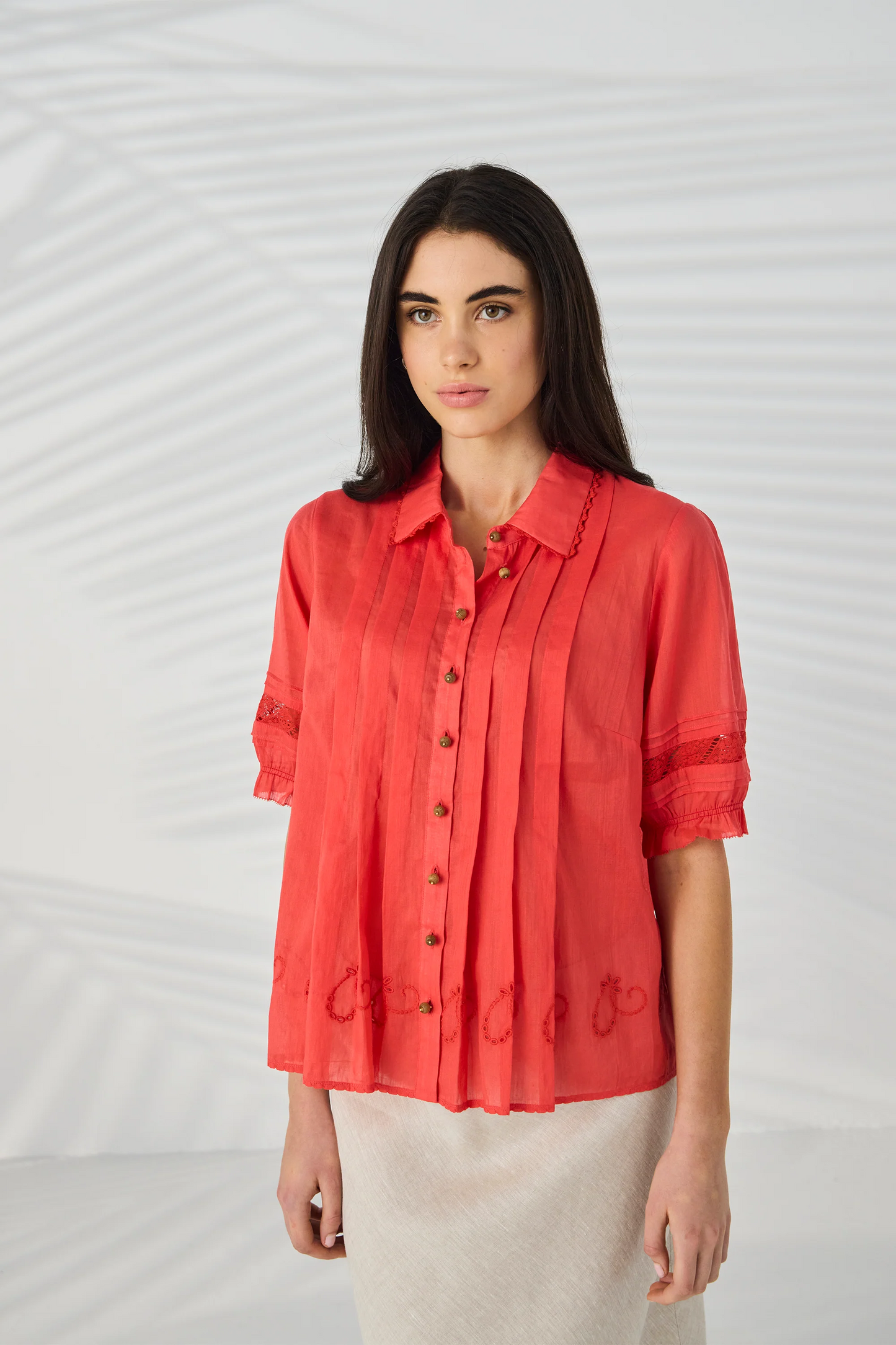 Lania The Label Kristal Shirt - Tangelo