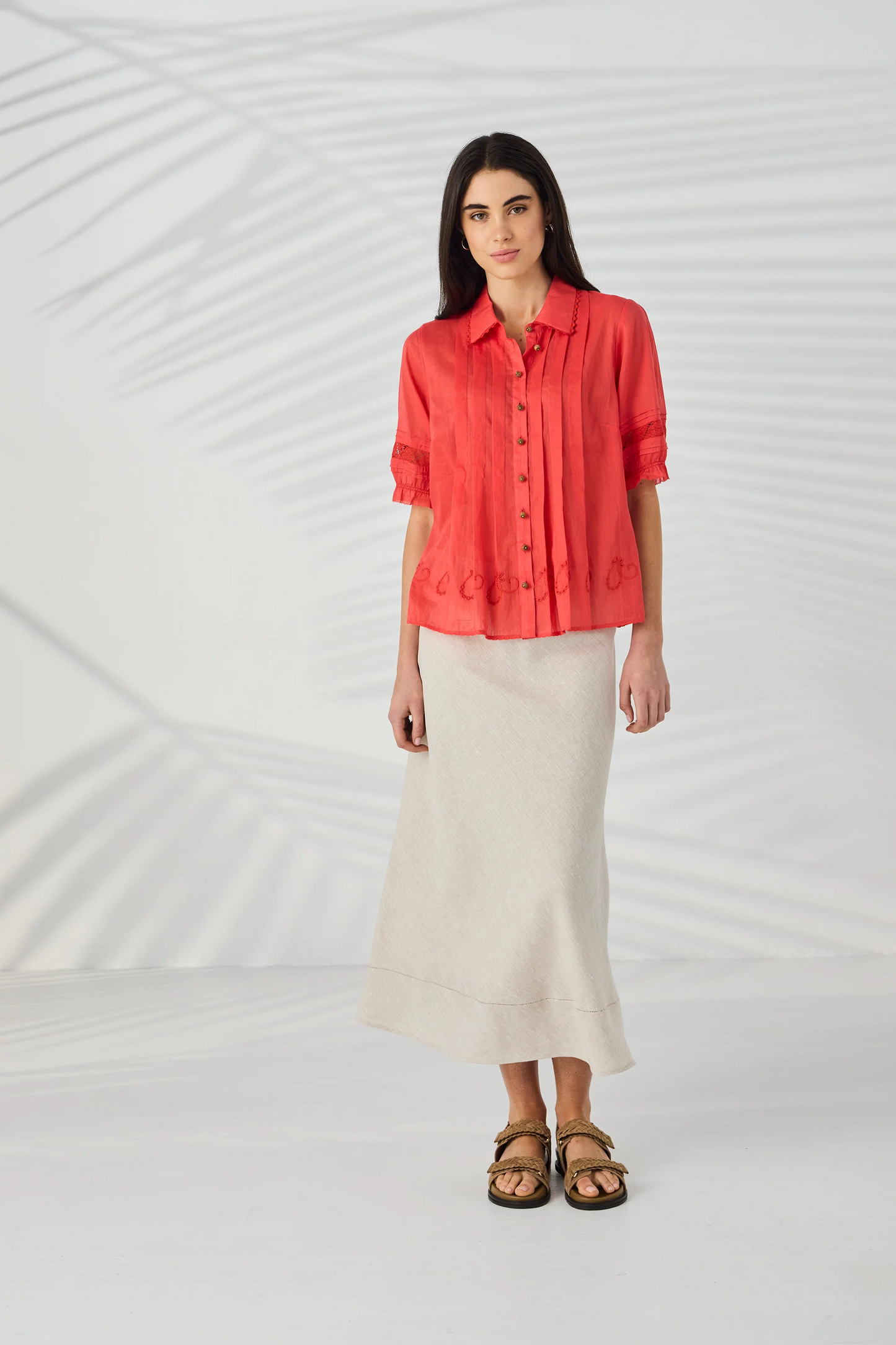 Lania The Label Kristal Shirt - Tangelo