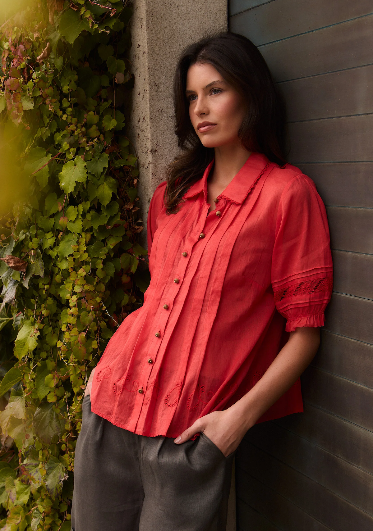 Lania The Label Kristal Shirt - Tangelo