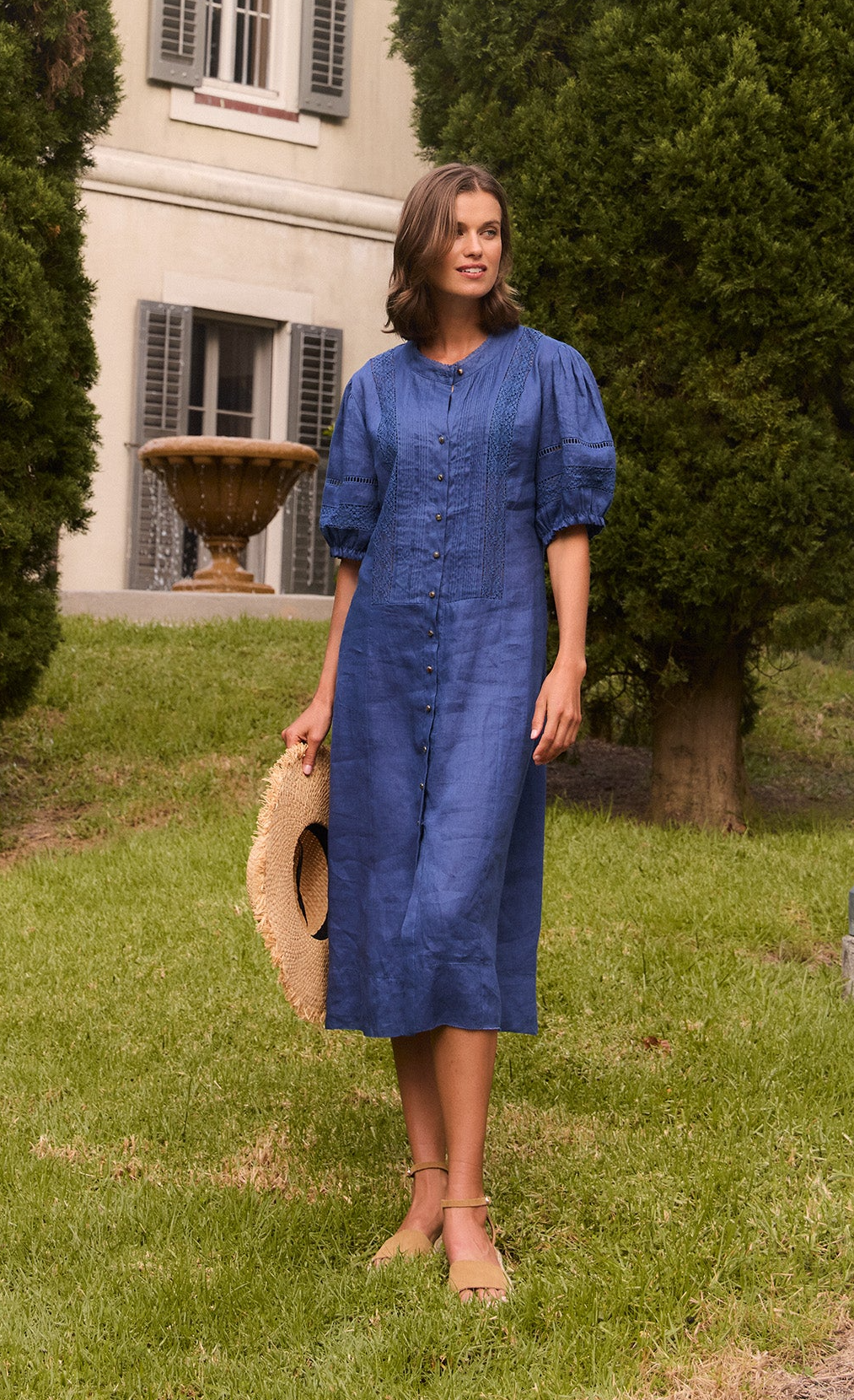 Lania The Label Chase Dress - Azure
