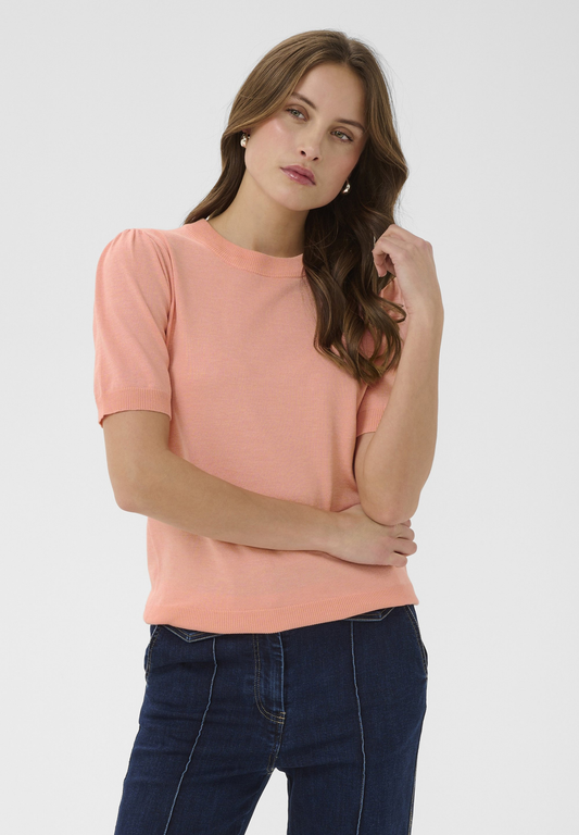 Saint Tropez Mila SS Pullover - Blooming Dahlia