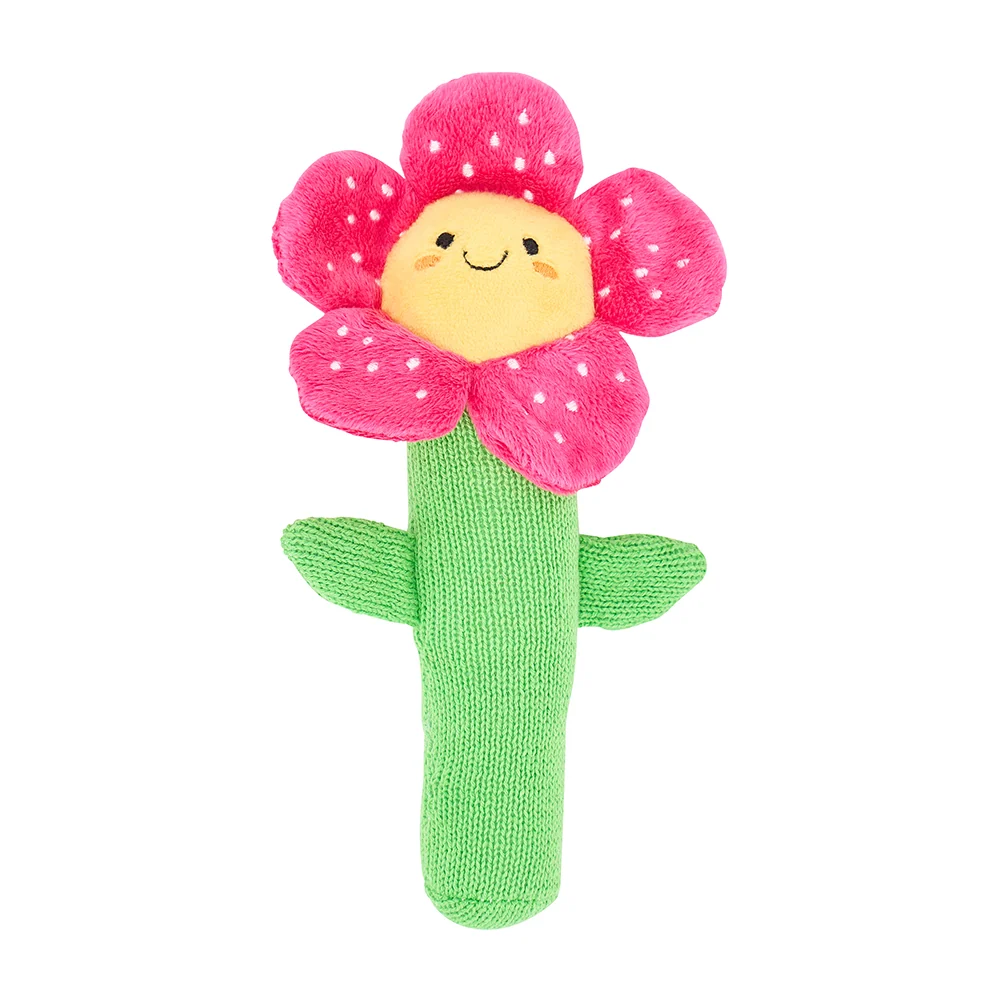Annabel Trends Hand Rattle Knit - Flower