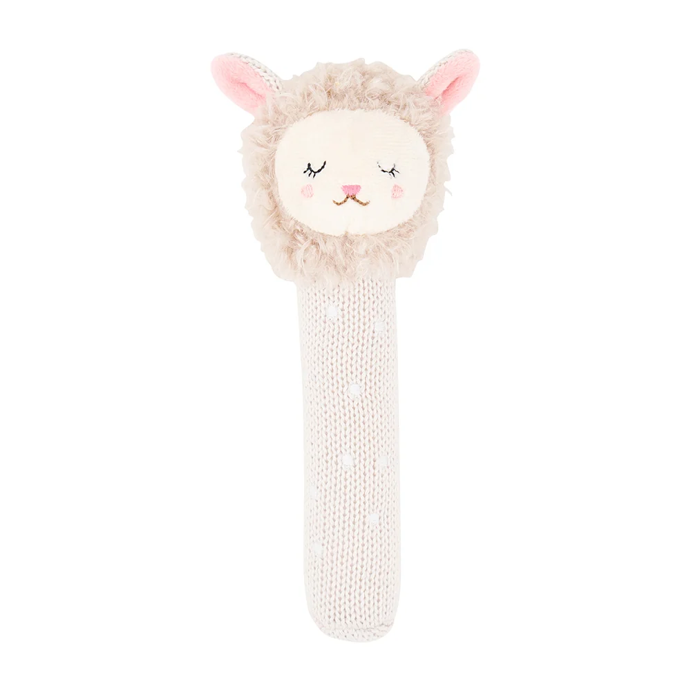 Annabel Trends Hand Rattle Knit - Lamb