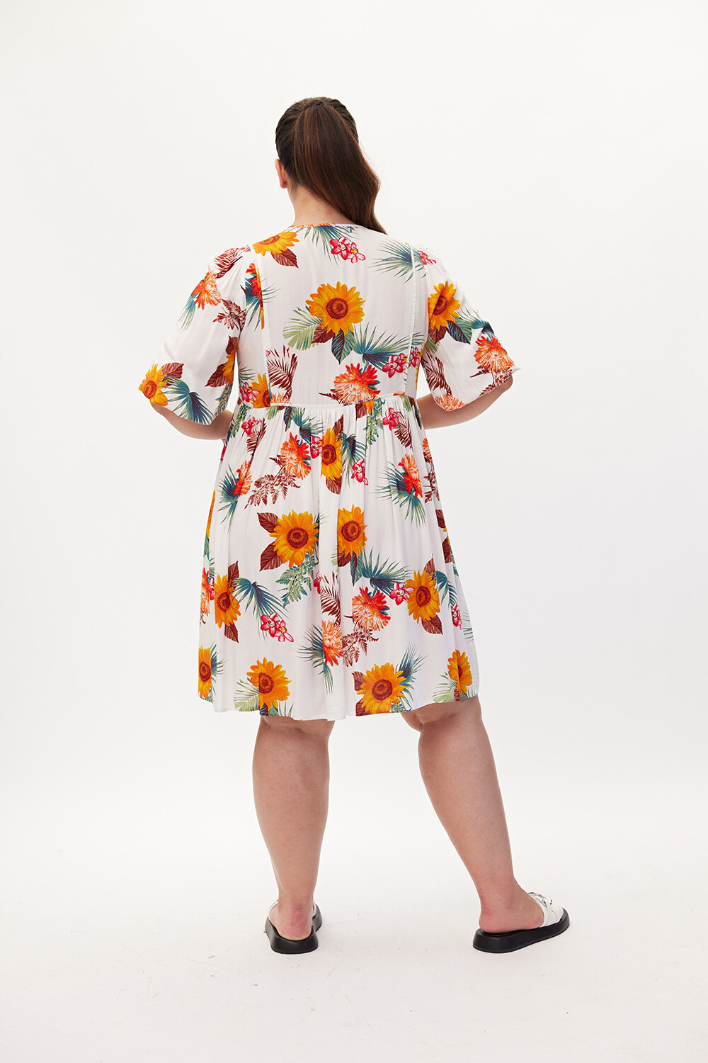 Lemon Tree Selina Dress - White Print