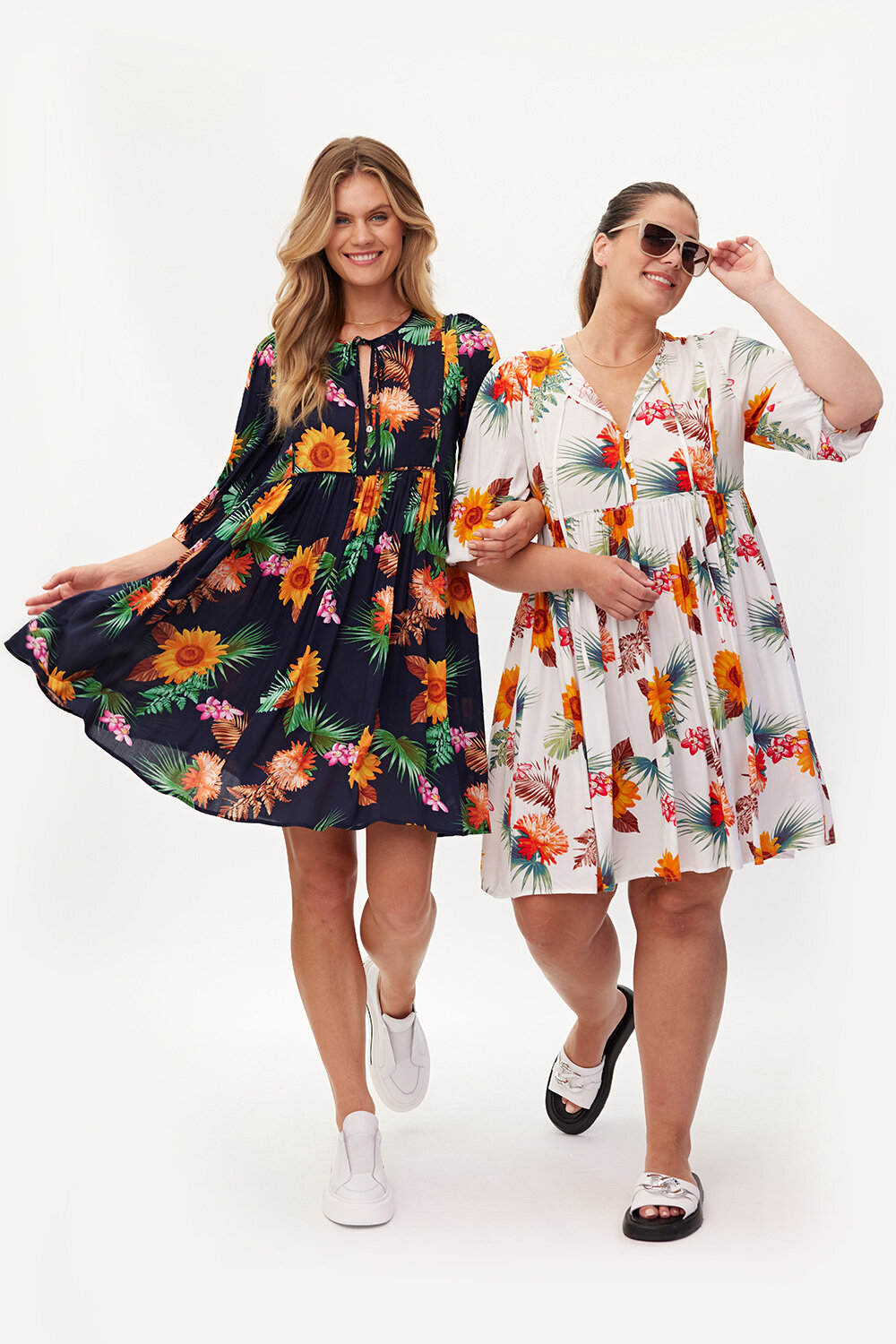 Lemon Tree Selina Dress - White Print