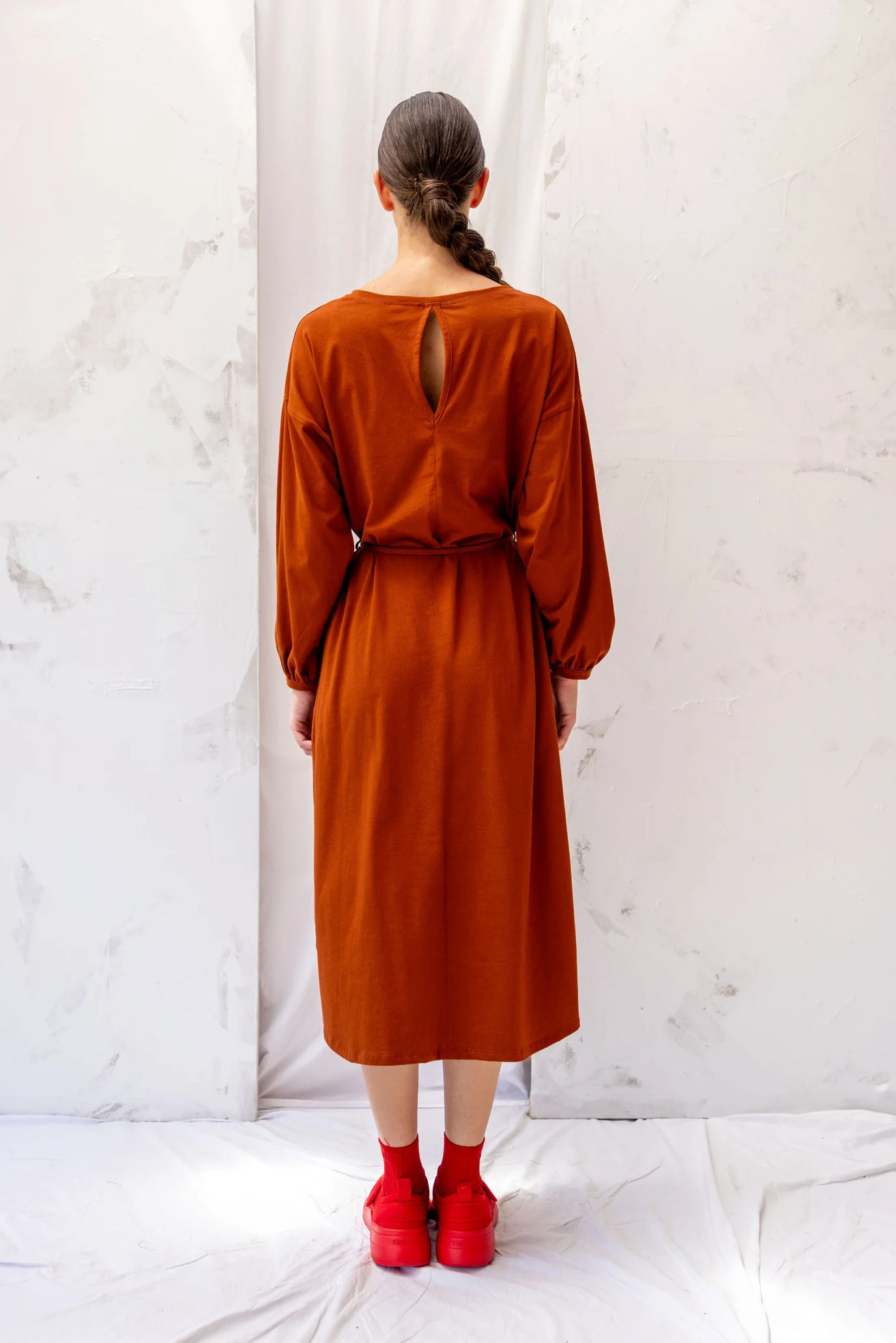 ReCreate Ahead Dress - Chestnut
