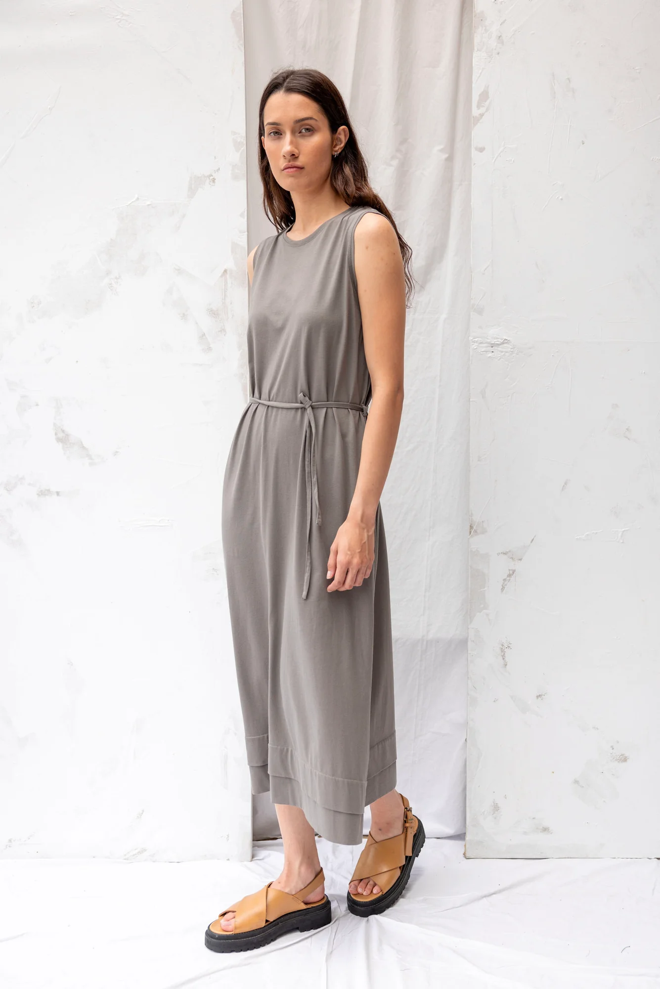 Re.Create Convoy Dress - Grey Sage