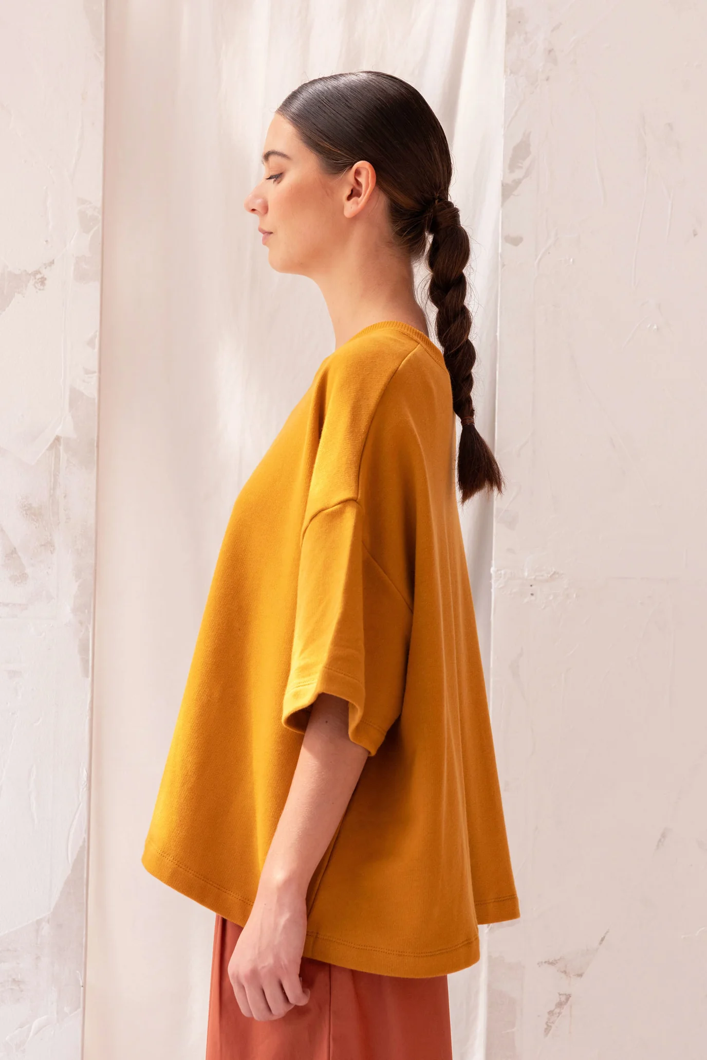 ReCreate Joy Sweatshirt Tee - Marigold