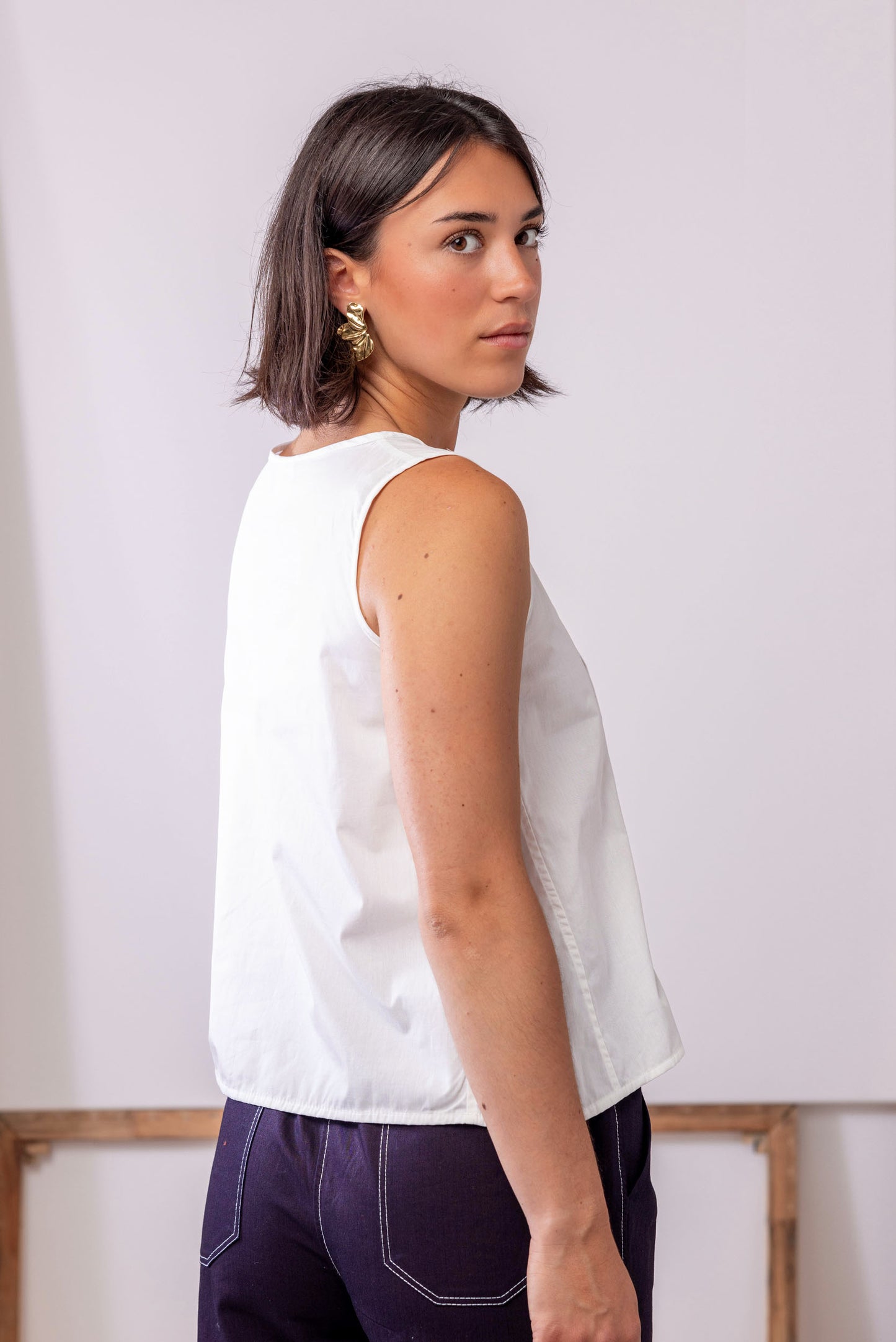 ReCreate Liminal Top - Chalk