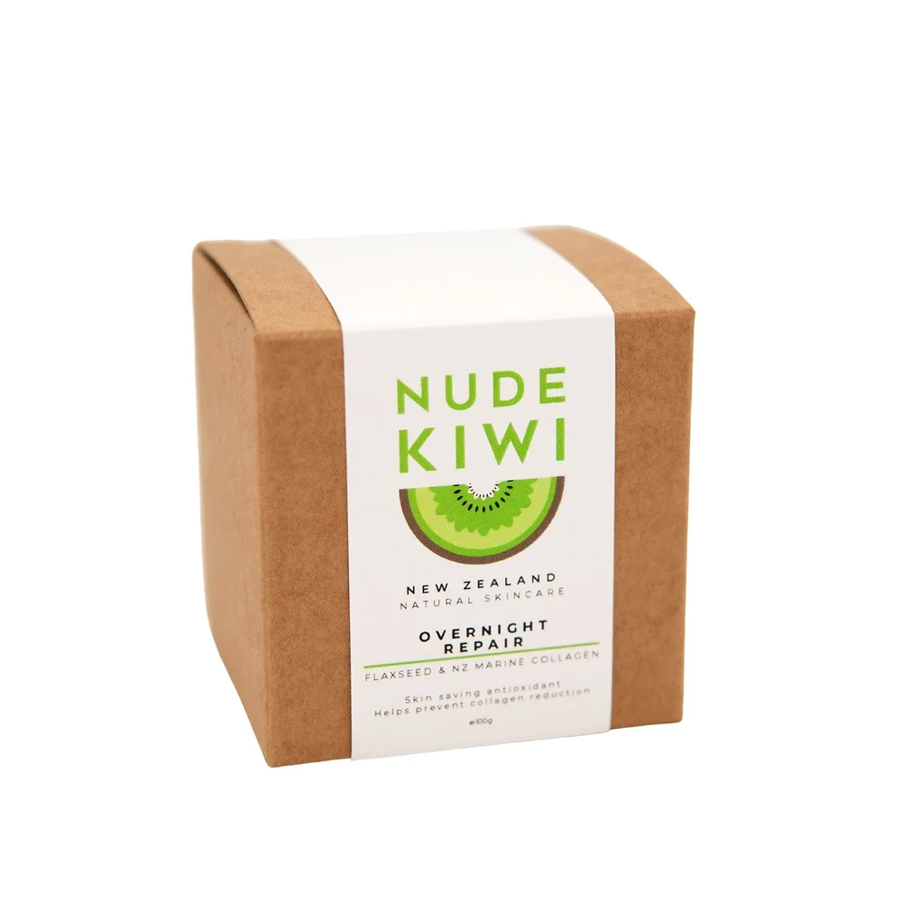 Nude Kiwi Overnight Repair with Flaxseed & Marine Collagen - 100g