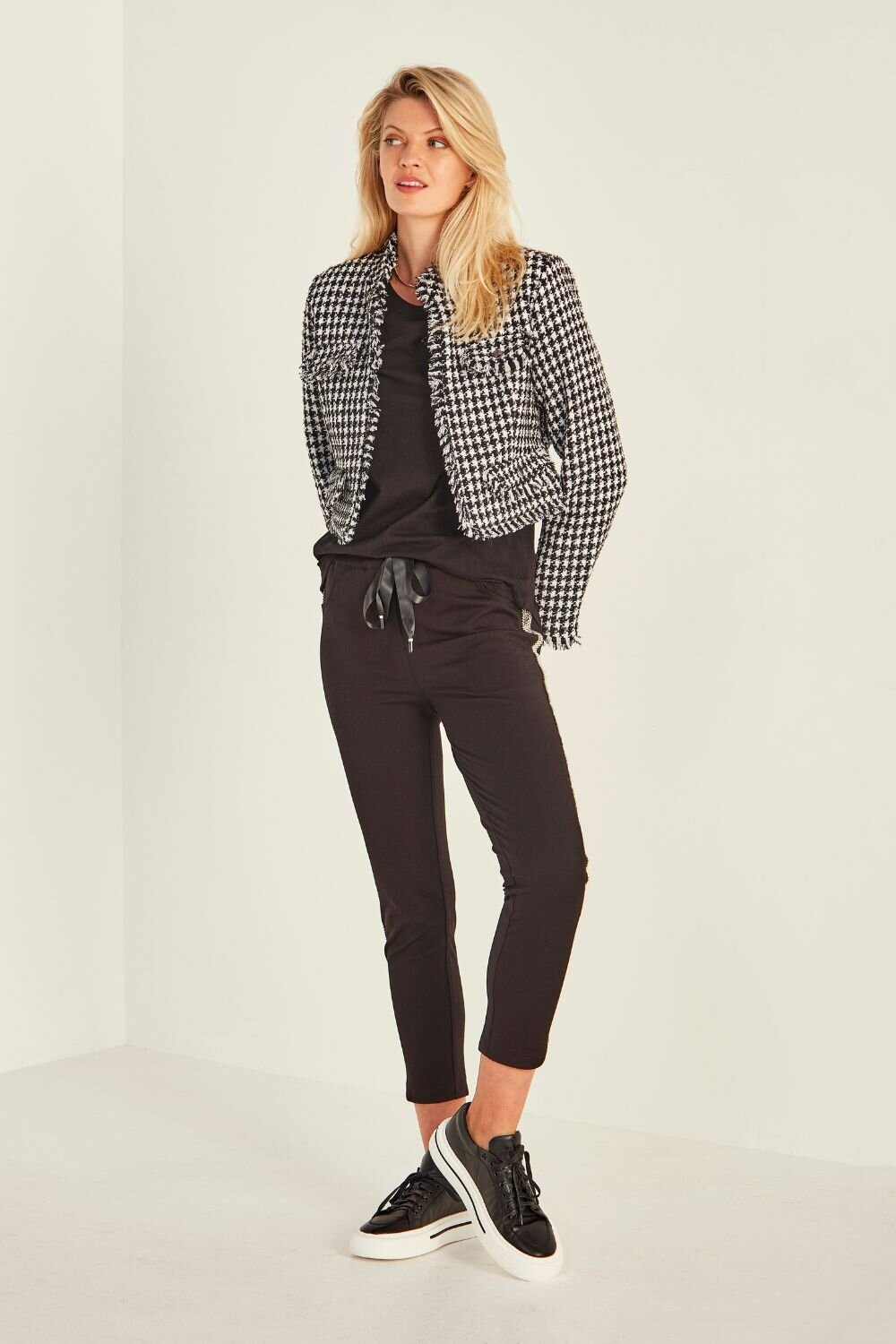 Lemon Tree Judith Jacket - Houndstooth