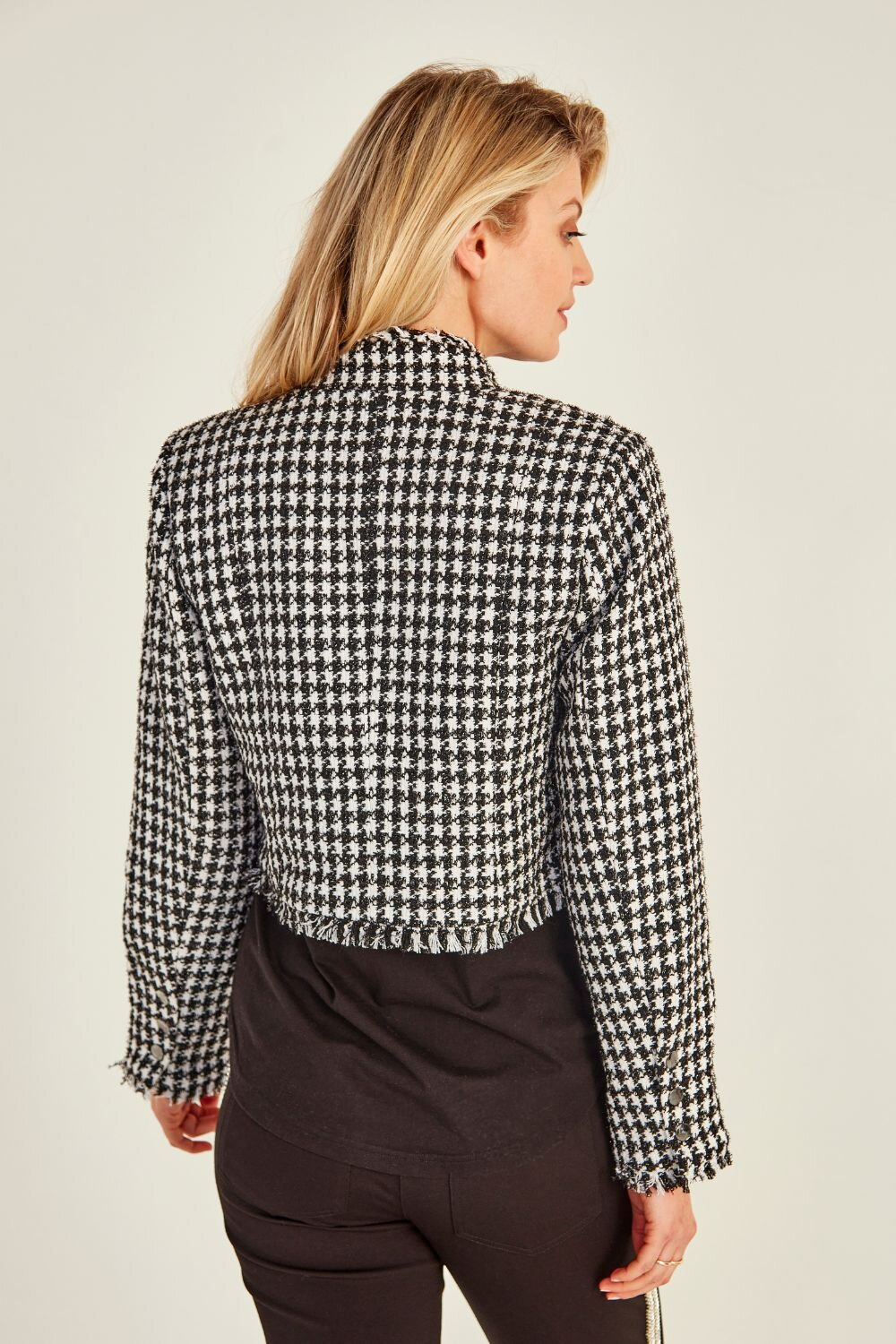 Lemon Tree Judith Jacket - Houndstooth