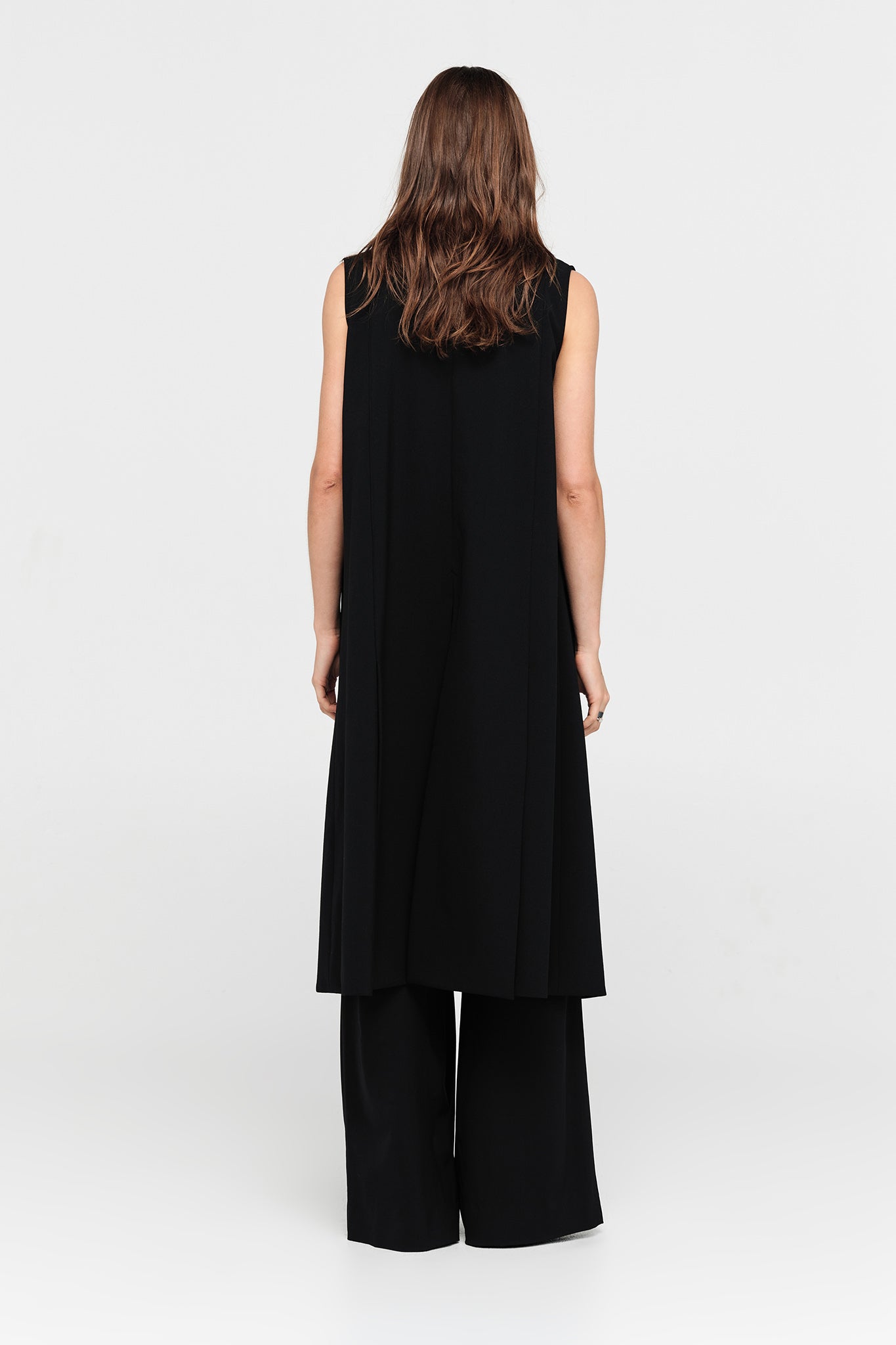 Taylor Column Vest - Black