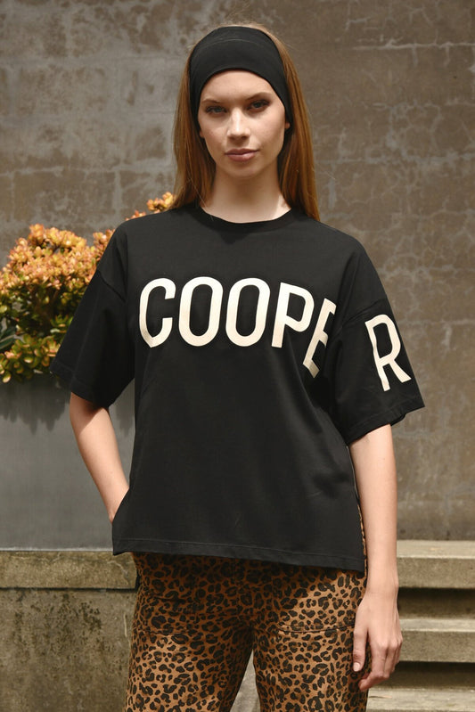 Cooper  Left Hanging T-Shirt - Black