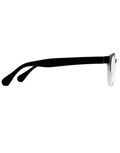 Daily Eyewear 9AM Reading Glasses - Black/Clear