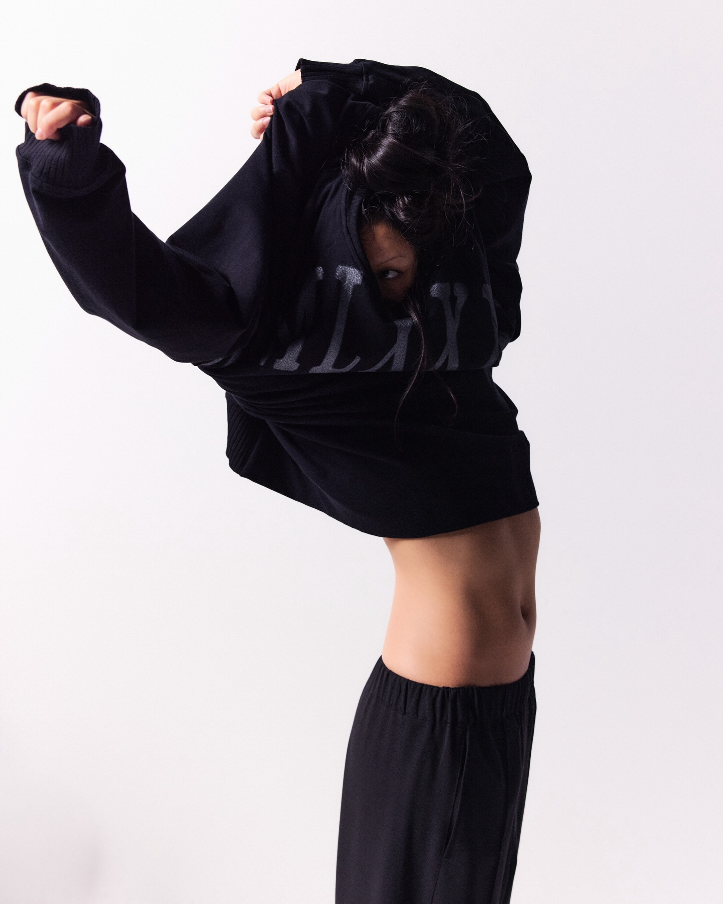 NOM*d Uni Sweatshirt - Roman Stencil