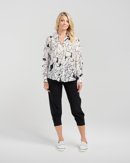 Zafina Esther Shirt - Marble