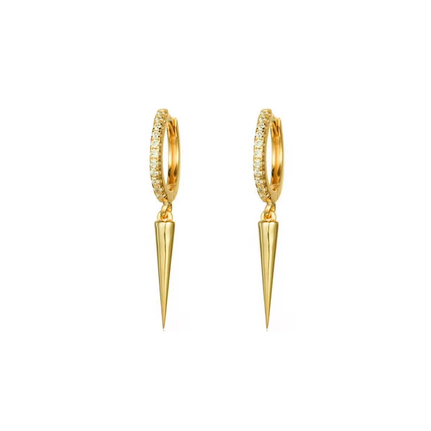 Lindi Kingi Zenith Hoops - Gold