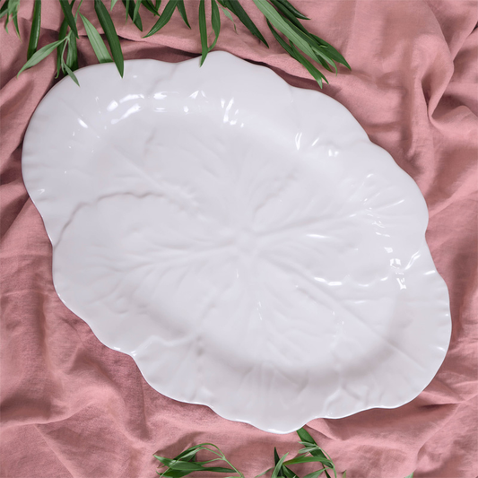 Le Forge Melamine Cabbage Oval Platter - 40CM