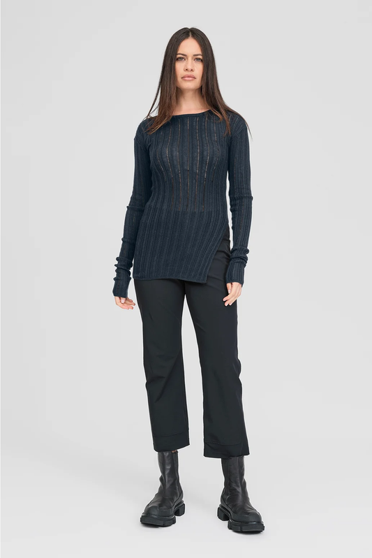 Taylor Rounded Veneer Tunic - Storm