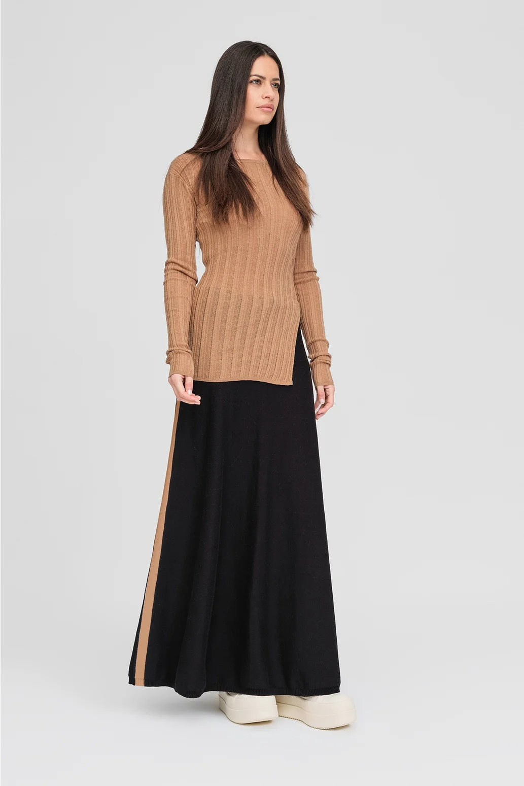 Taylor Complacent Skirt - Black/Toffee