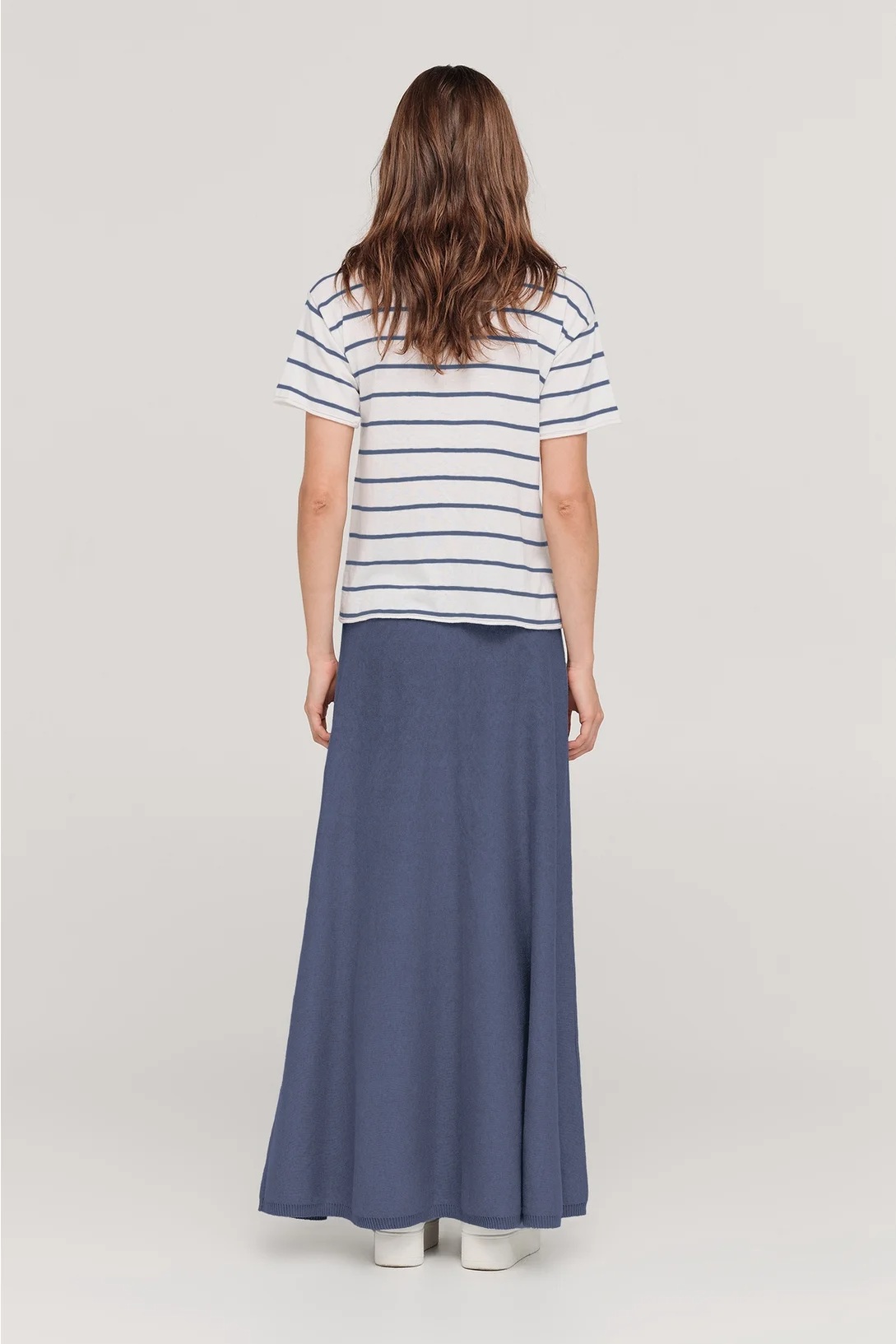 Taylor Stripe Solace Tee - Midnight/Ivory
