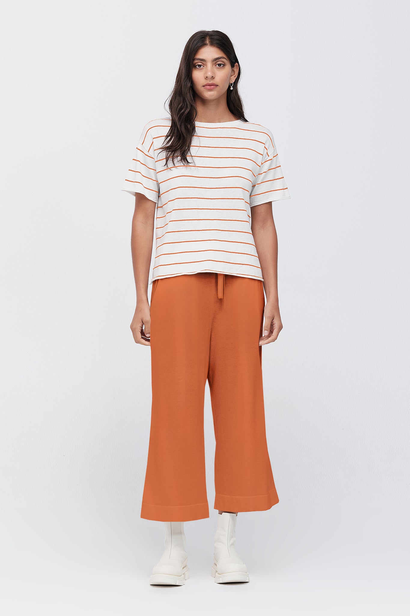 Taylor Cropt Contentment Pant - Burnt Orange