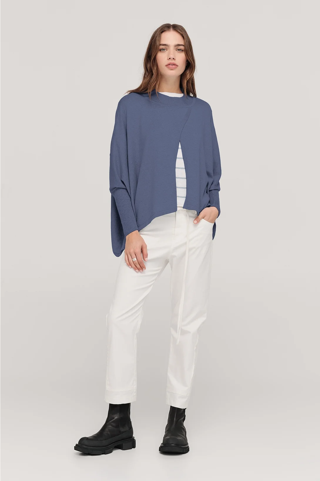 Taylor Variegation Sweater - Midnight