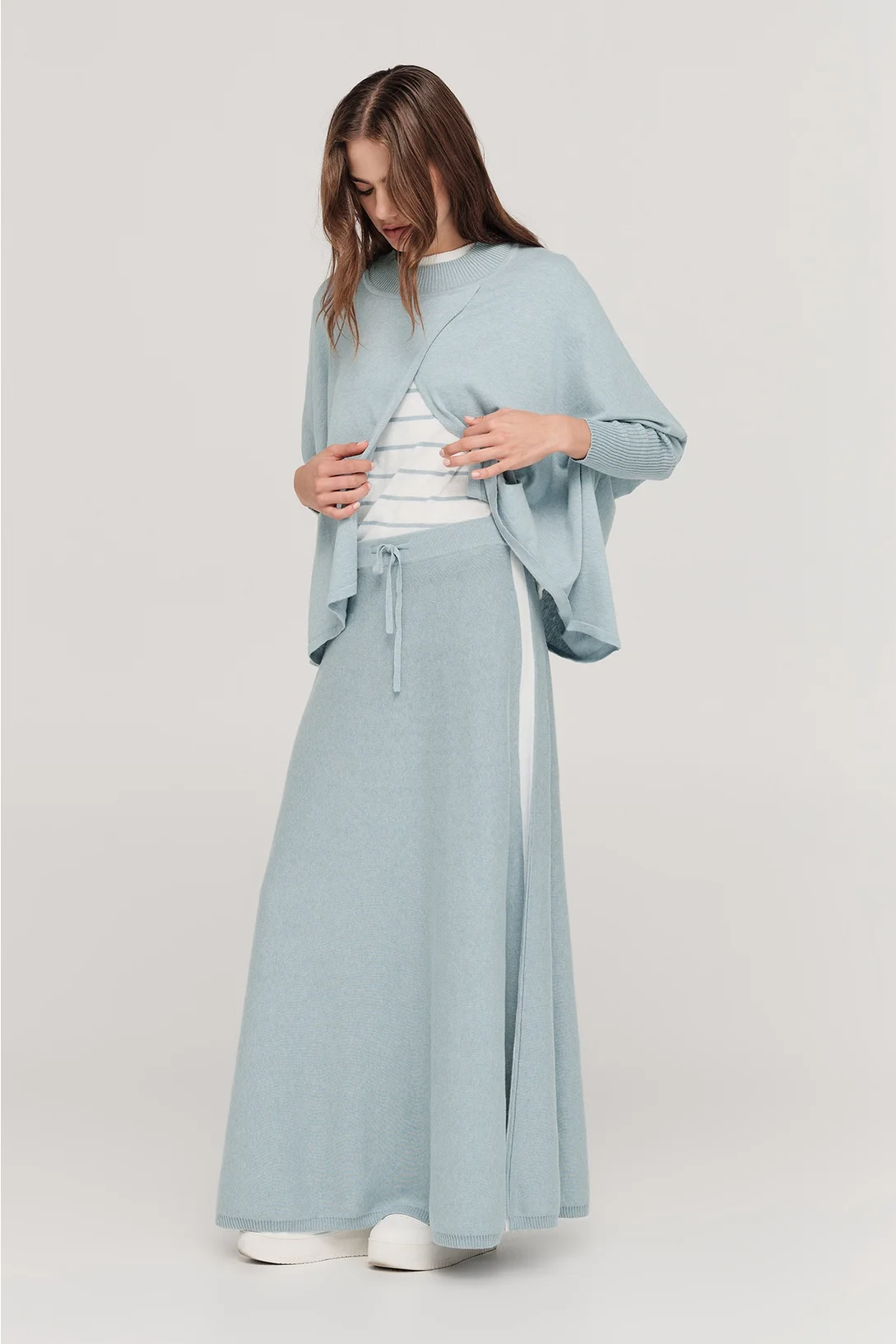 Taylor Variegation Sweater - Mist