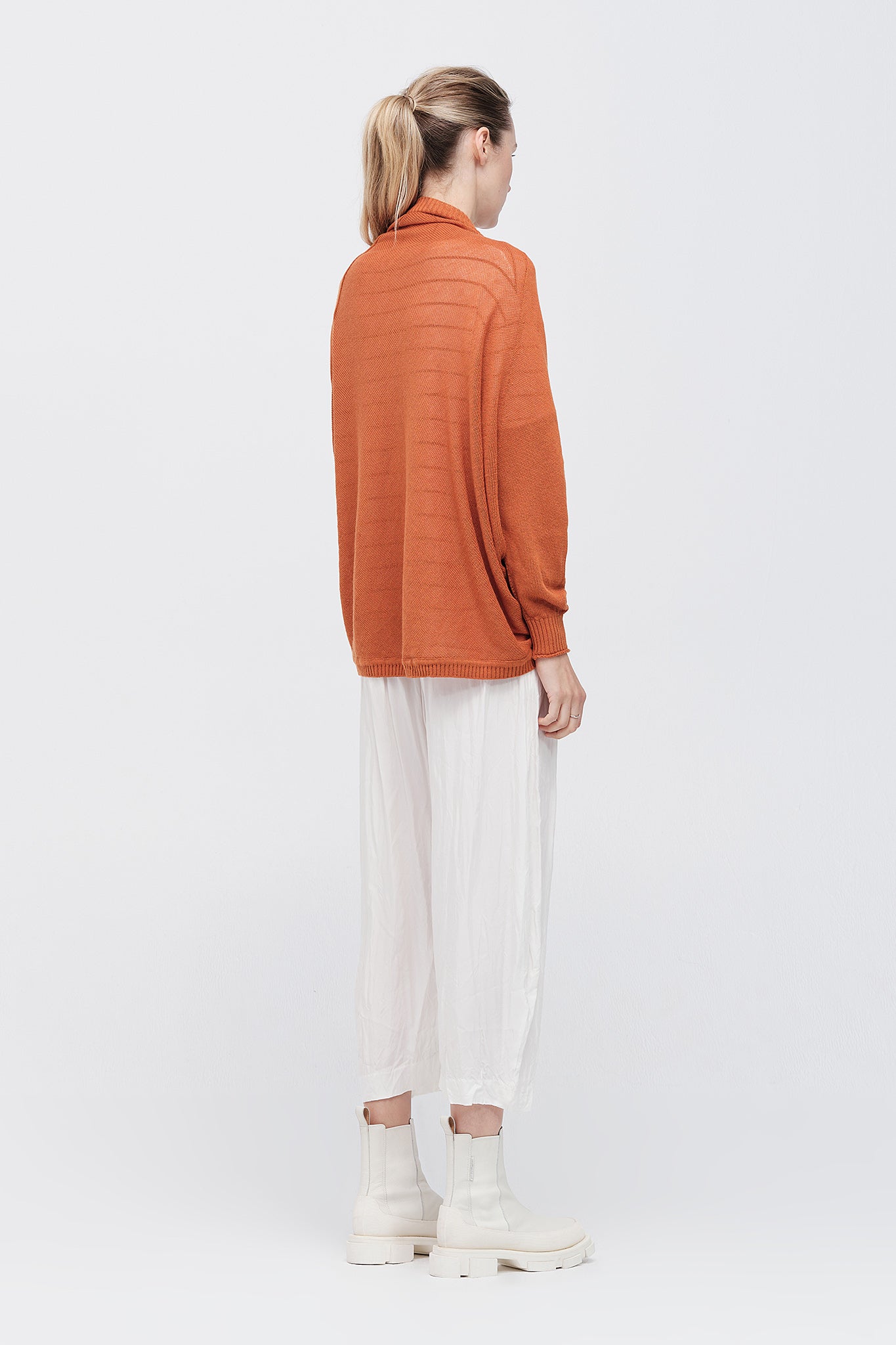 Taylor Circuit Cardi - Burnt Orange