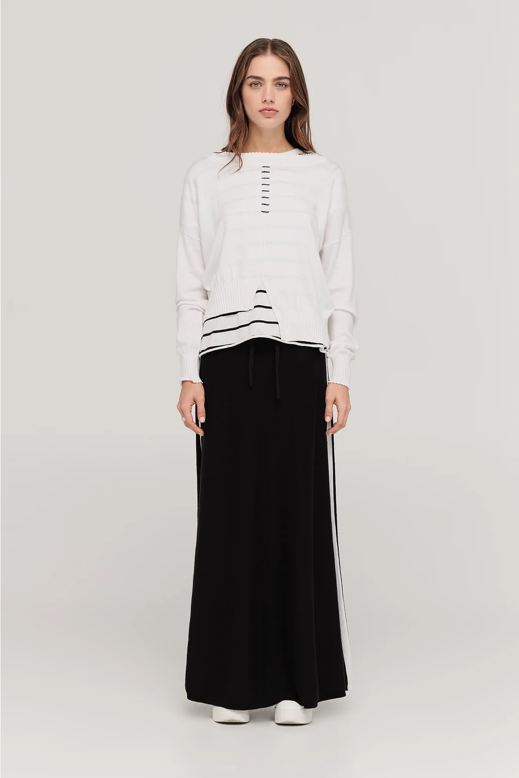 Taylor Complacent Skirt - Black/Ivory