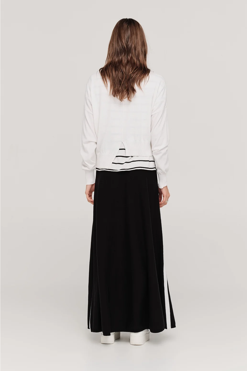 Taylor Complacent Skirt - Black/Ivory