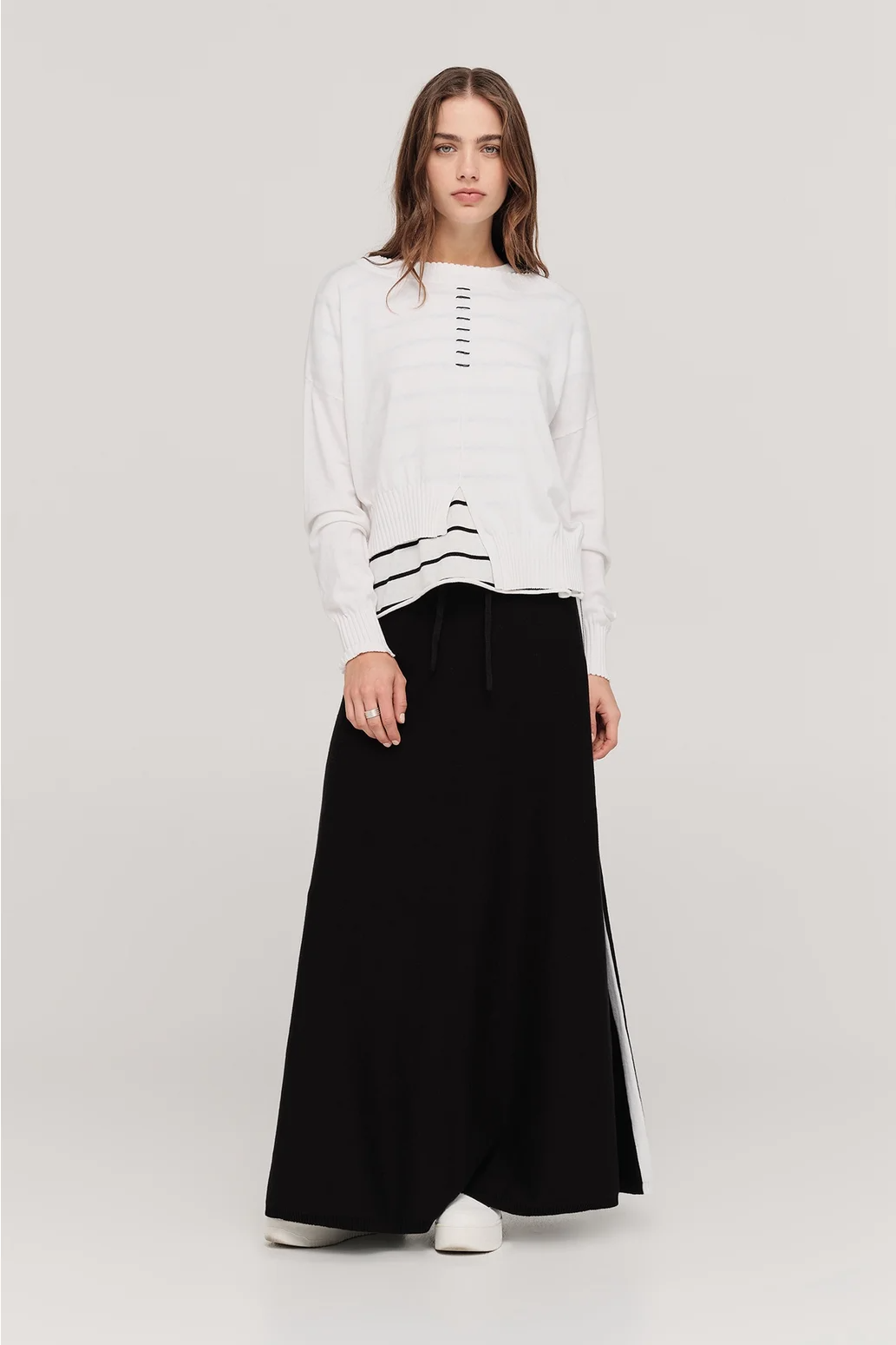 Taylor Complacent Skirt - Black/Ivory