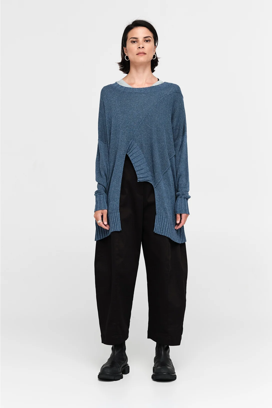 Taylor Integrate Sweater - Indigo
