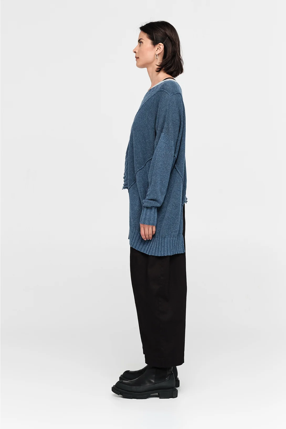 Taylor Integrate Sweater - Indigo
