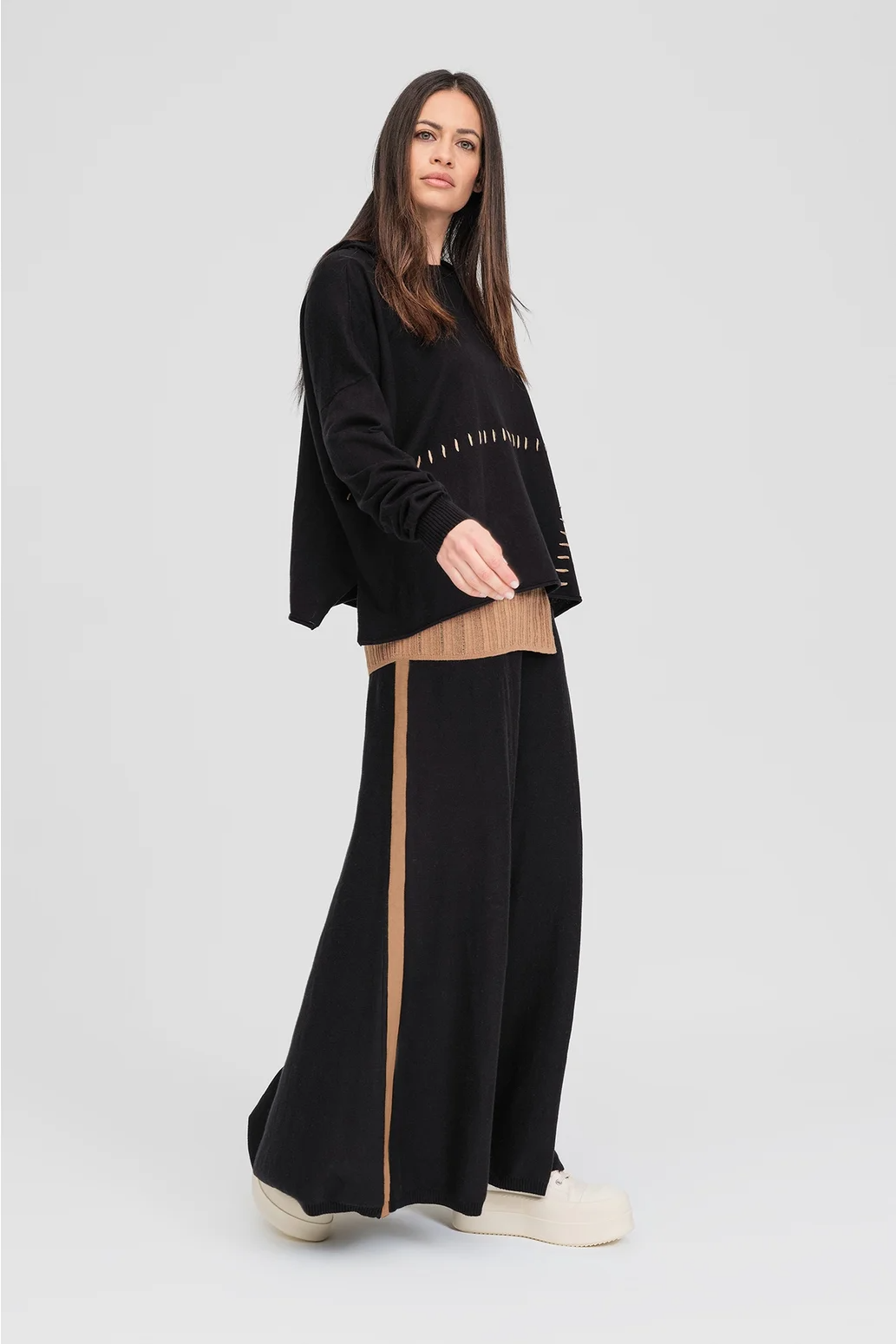 Taylor Complacent Skirt - Black/Toffee