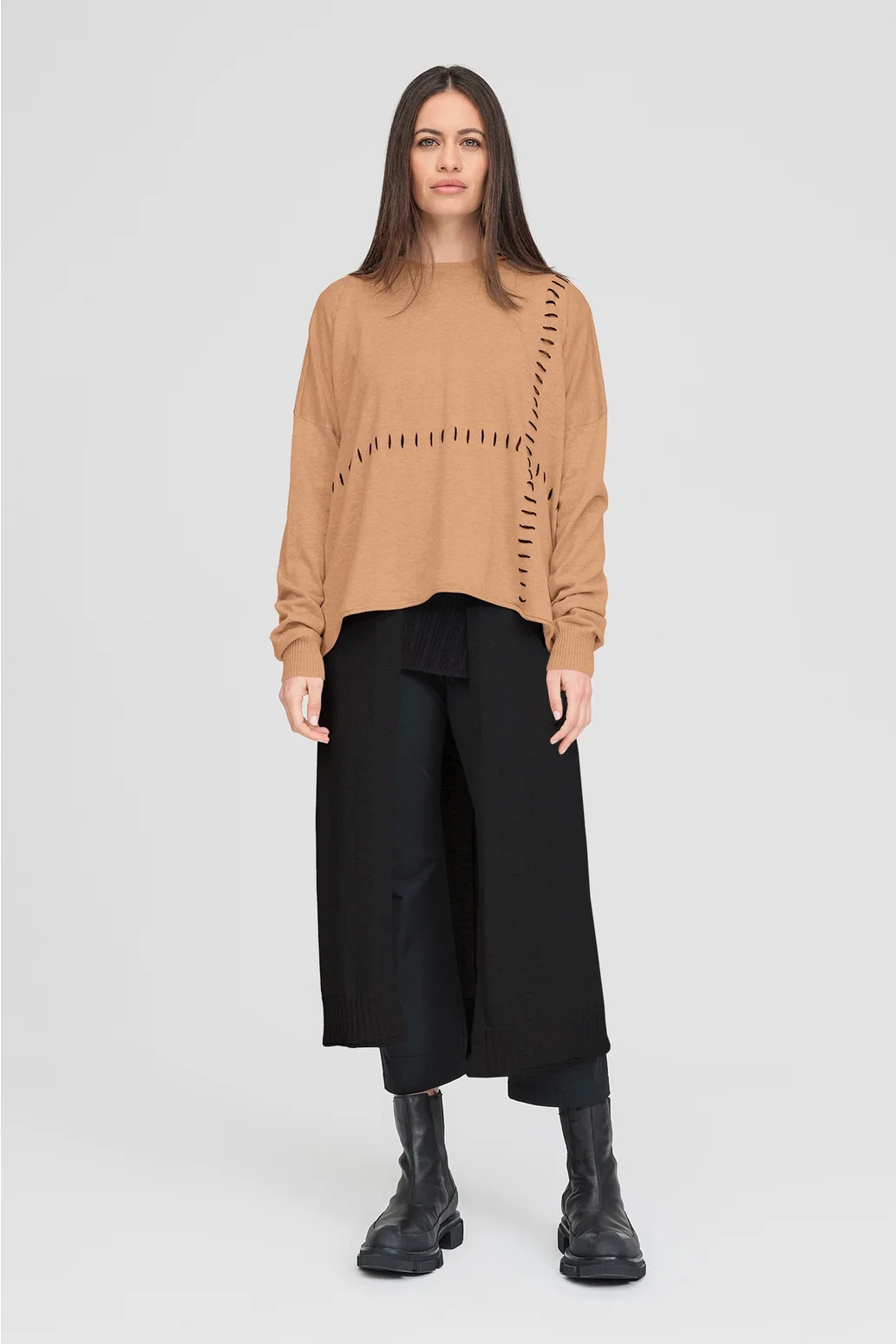 Taylor Stitched Lucent Hoodie - Toffee/Black