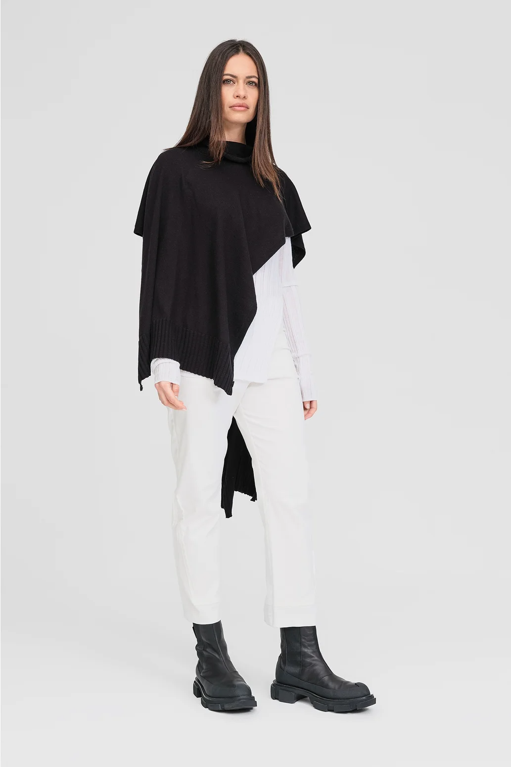 Taylor Sided Scarf - Black