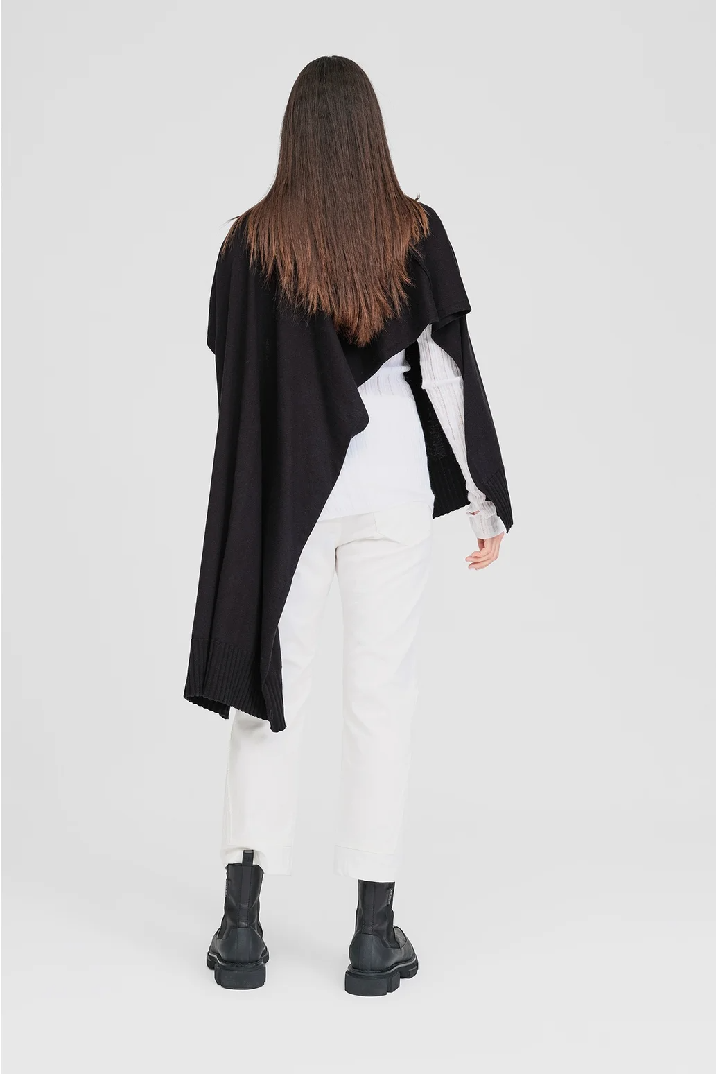 Taylor Sided Scarf - Black