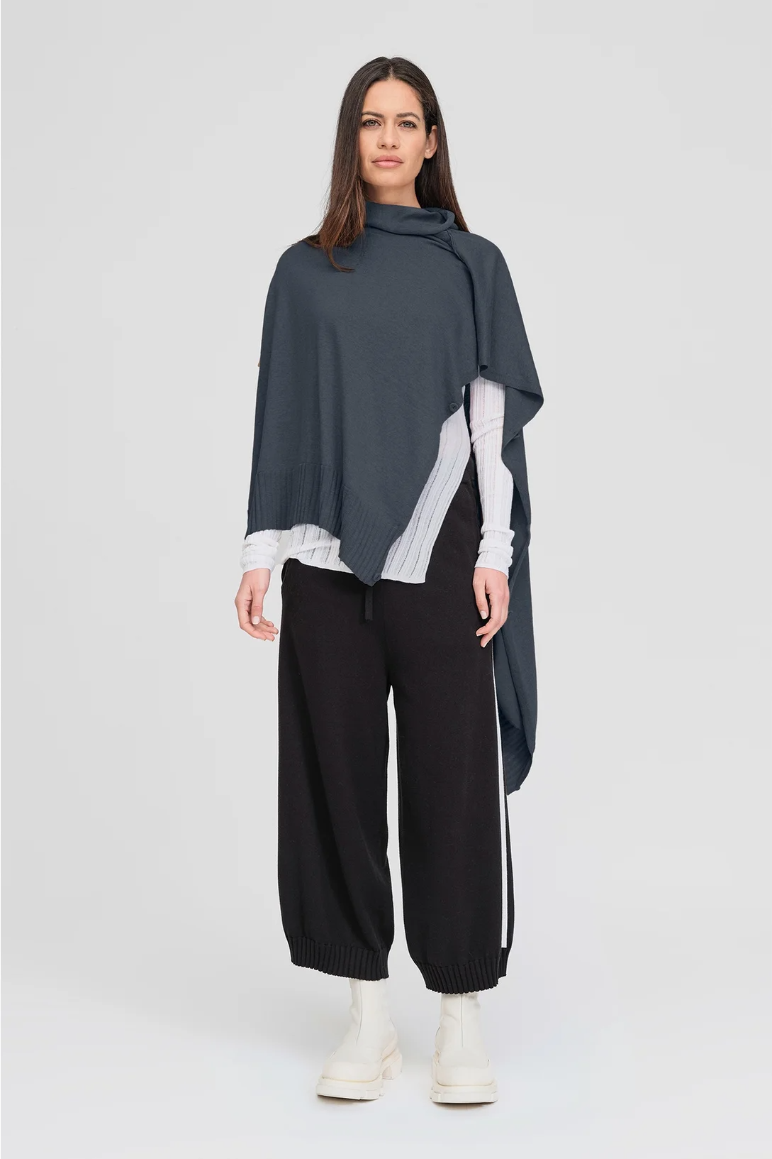 Taylor Sided Scarf - Storm