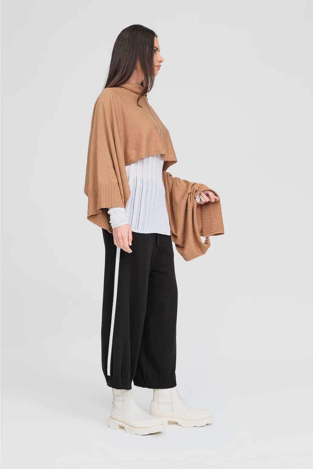 Taylor Sided Scarf - Toffee