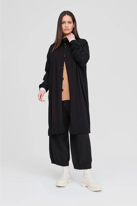 Taylor Pinned Coat - Black