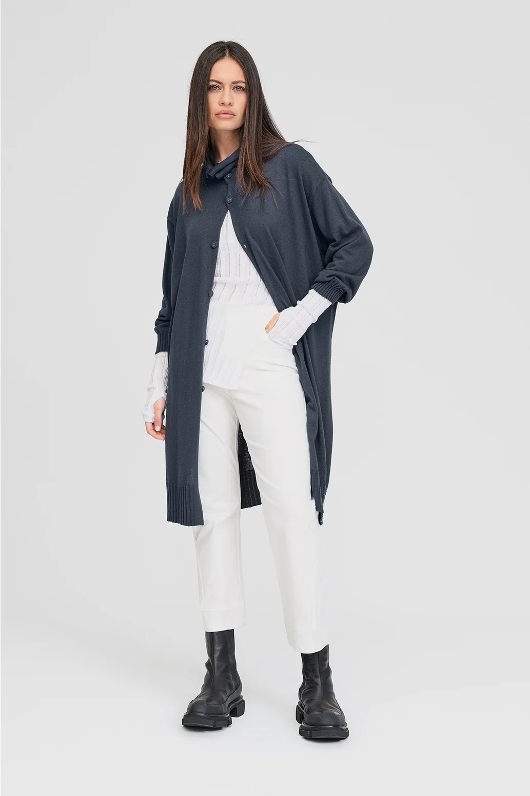 Taylor Pinned Coat - Storm