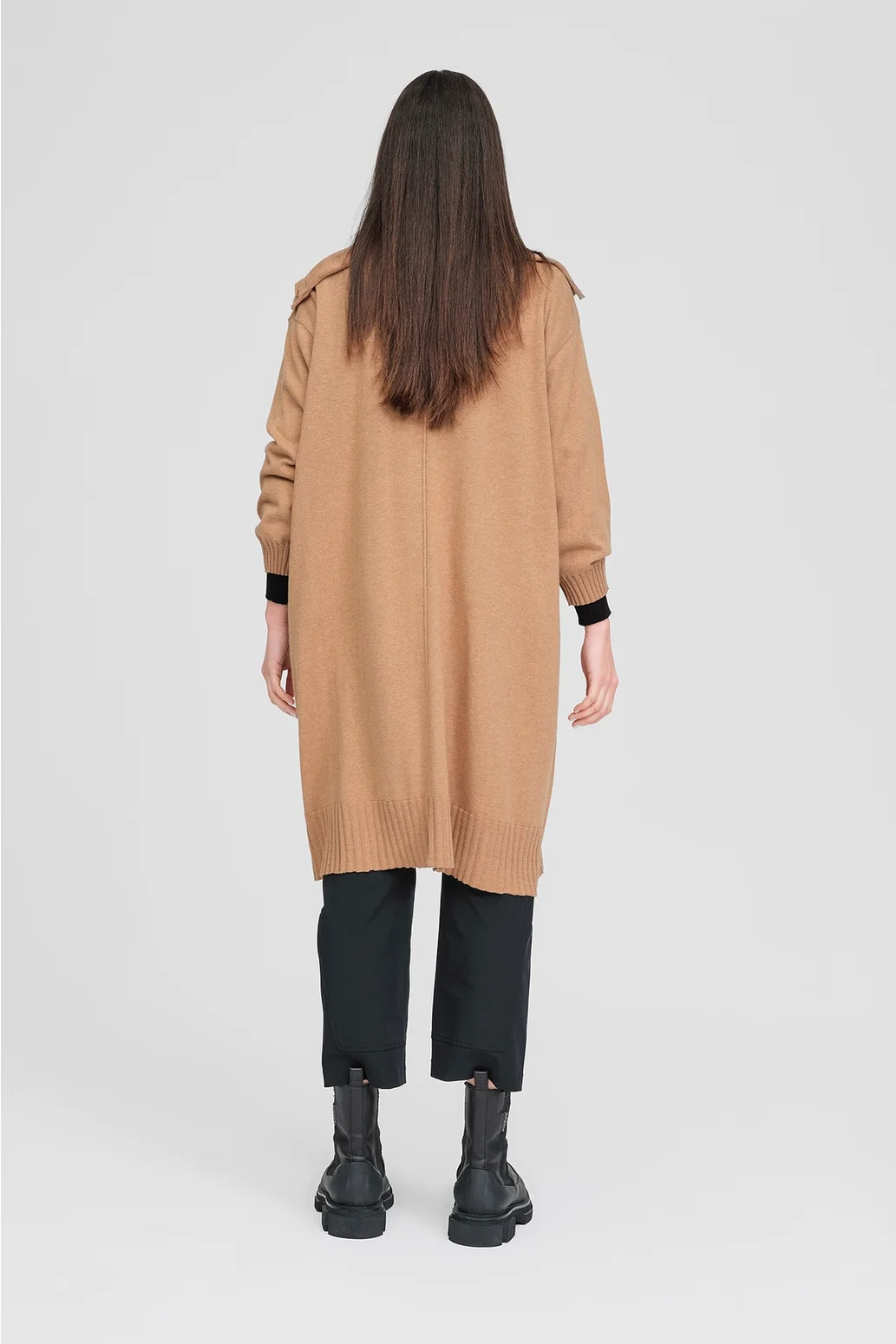 Taylor Pinned Coat - Toffee