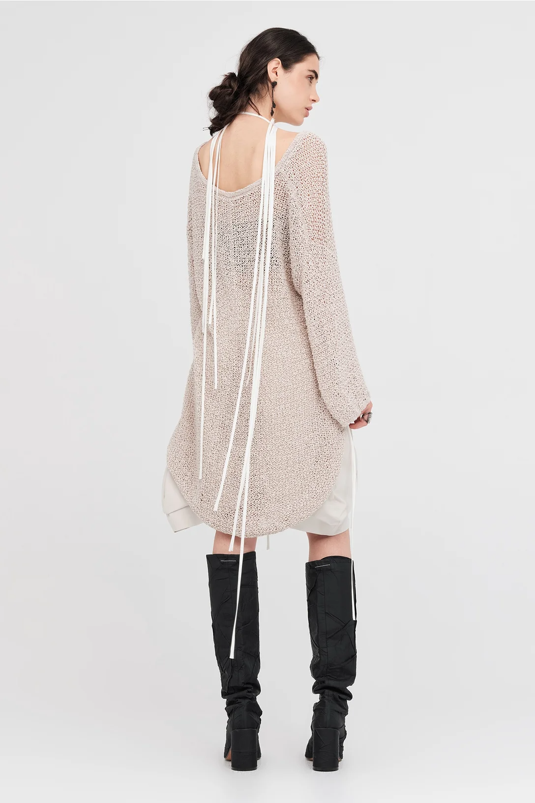 Taylor Textured Screen Sweater - Dune