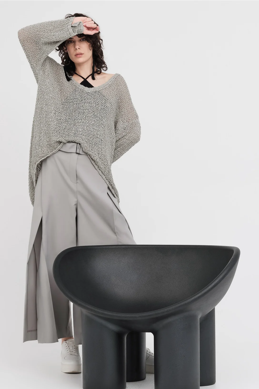 Taylor Textured Screen Sweater - Wind