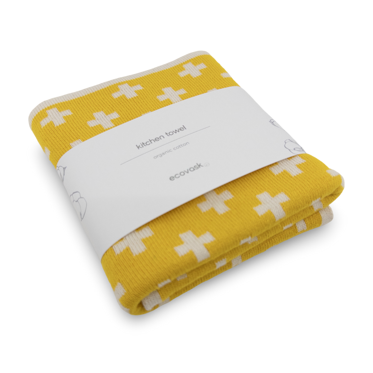 Ecovask Kitchen Towel - Daffodil+