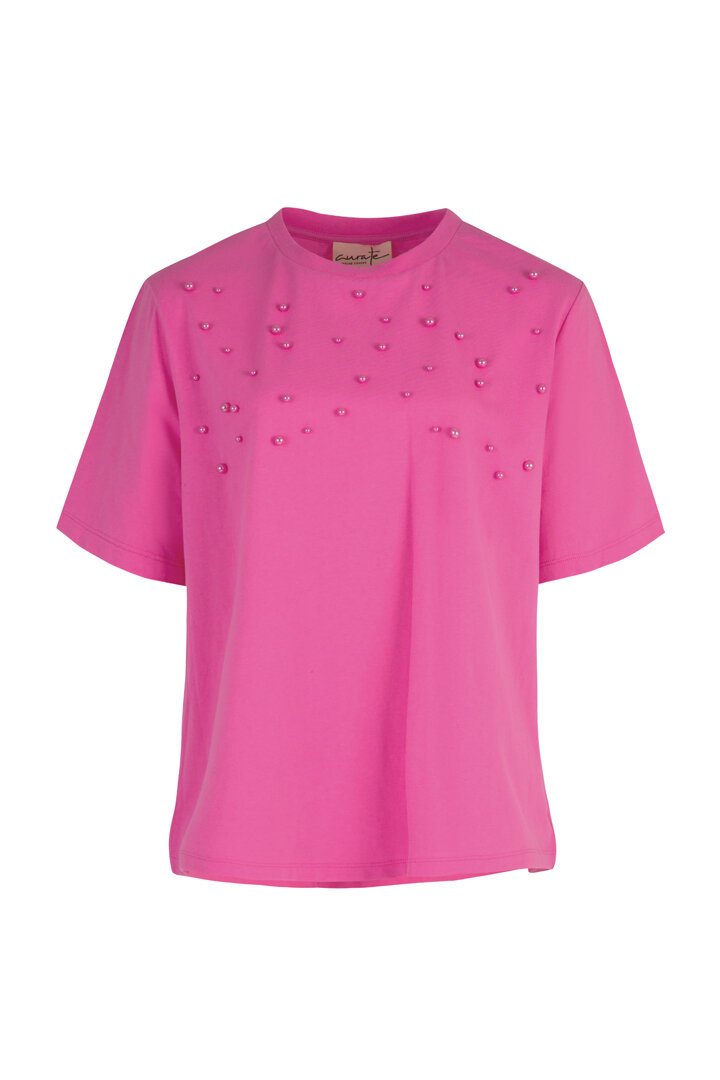 Curate Girl With A Pearl Top - Pink