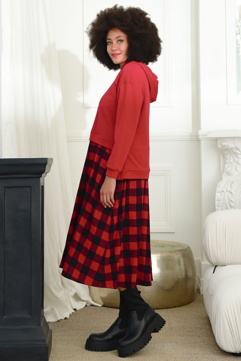 Curate Free Casual Dress - Red